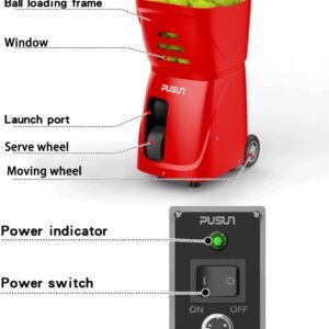 Buy PT-Smart Automatic Tennis Ball Machine Serve Adjustable Speed Angle Durable High Capacity Remote Buy PT-Smart Automatic Tennis Ball Machine Serve Adjustable Speed Angle Durable High Capacity Remote - Image 3