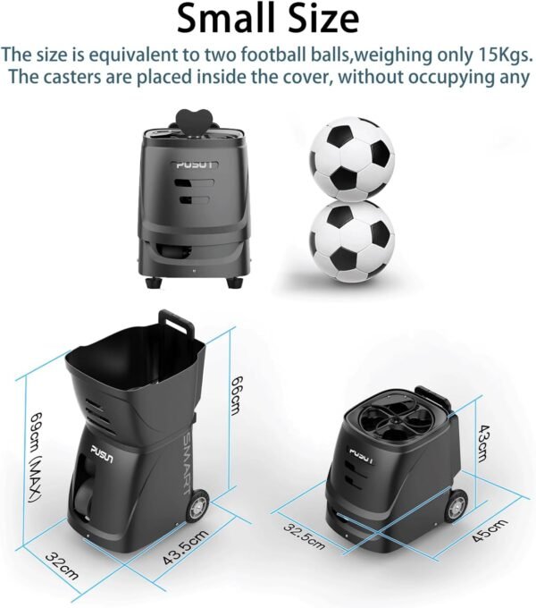 Buy PT-Smart Tennis Ball Machine 12 Training Modes APP Control Custom Programming Portable | Rendan Sport Shop