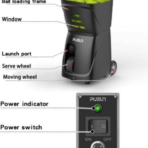 Buy PT-Smart Tennis Ball Machine 12 Training Modes APP Control Custom Programming Portable | Rendan Sport Shop Buy PT-Smart Tennis Ball Machine 12 Training Modes APP Control Custom Programming Portable | Rendan Sport Shop - Image 4