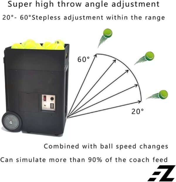 EZ Sports Tennis Ball Machine Compact – Portable, Lightweight, Easy to Use | Rendan Sport Shop