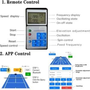 Lmuwecno Tennis Ball Machine – Smart APP and Wireless Remote, 50 Ball Capacity | Rendan Sport Shop Lmuwecno Tennis Ball Machine – Smart APP and Wireless Remote, 50 Ball Capacity | Rendan Sport Shop - Image 6