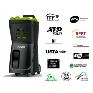 PT-Smart Portable Tennis Ball Machine – Auto Trainer, Adjustable Speed & Angle, 100-Ball Capacity with Remote Control - Image 4
