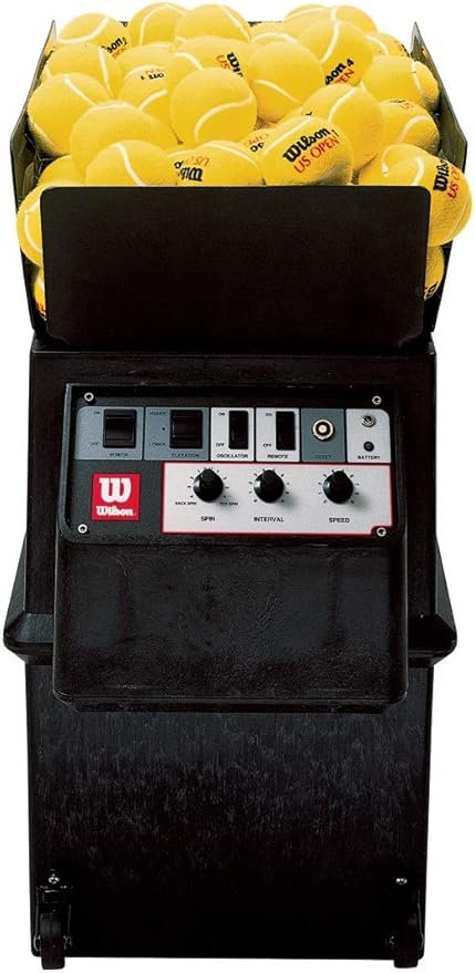 Buy Wilson Portable Tennis Ball Machine – 75 MPH, 110 Ball, 4-Hour Battery, Built-In Oscillator | Rendan Sport Shop