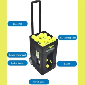 MAHWER Portable Automatic Tennis Ball Launcher with APP Remote MAHWER Portable Automatic Tennis Ball Launcher with APP Remote - Image 4