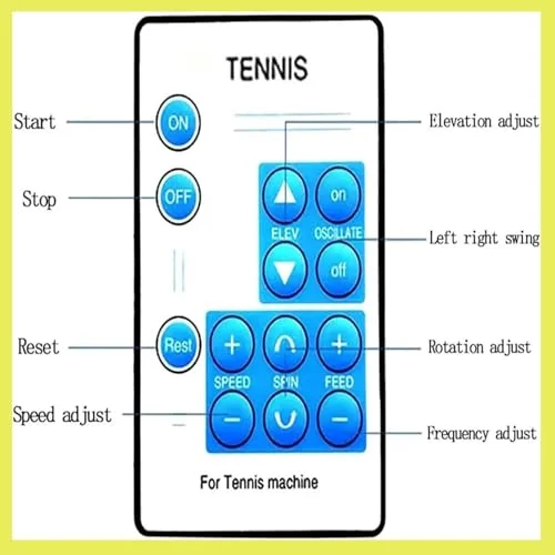 MAHWER Portable Automatic Tennis Ball Launcher with APP Remote
