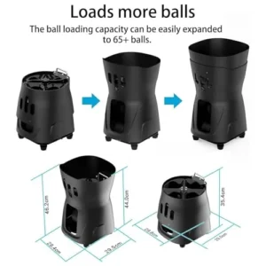Buy NUHGFTYBF Portable Tennis Ball Machine – APP & Remote Control Buy NUHGFTYBF Portable Tennis Ball Machine – APP & Remote Control - Image 2
