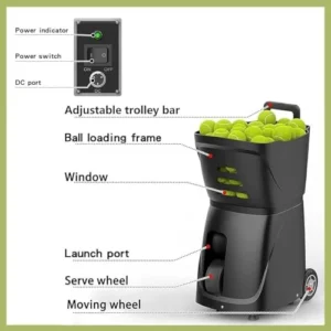 Buy Portable Automatic Ball Launcher – APP Control, 100 Ball Capacity. Buy Portable Automatic Ball Launcher – APP Control, 100 Ball Capacity. - Image 3