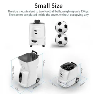 Buy PP Smart Tennis Ball Machine – APP-Controlled, 80+ Ball Capacity, Adjustable Speed & Spin Buy PP Smart Tennis Ball Machine – APP-Controlled, 80+ Ball Capacity, Adjustable Speed & Spin - Image 3