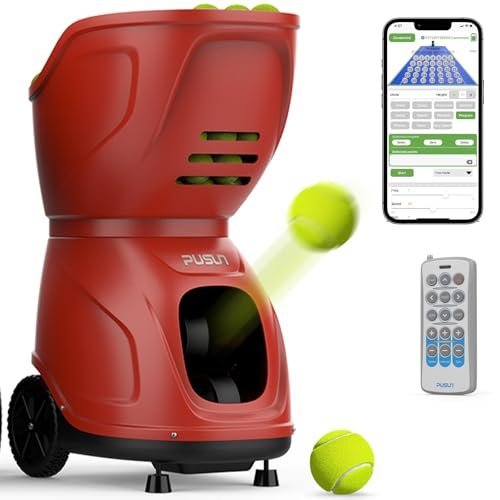 PT-9001 Tennis Ball Machine – 140km/h, 150 Ball, APP & Remote