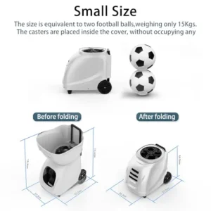 Buy PT-MAX C Tennis Ball Machine – 140 km/h Automatic Serve | 145 Ball Capacity | APP & Remote Control | White Buy PT-MAX C Tennis Ball Machine – 140 km/h Automatic Serve | 145 Ball Capacity | APP & Remote Control | White - Image 2