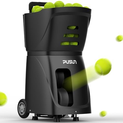 PT Smart Tennis Ball Machine | App-Controlled Personal Coach | Pro Ball Hopper for All Skill Levels | Custom Training Programs | Adjustable Speed... PT Smart Tennis Ball Machine | App-Controlled Personal Coach | Pro Ball Hopper for All Skill Levels | Custom Training Programs | Adjustable Speed...