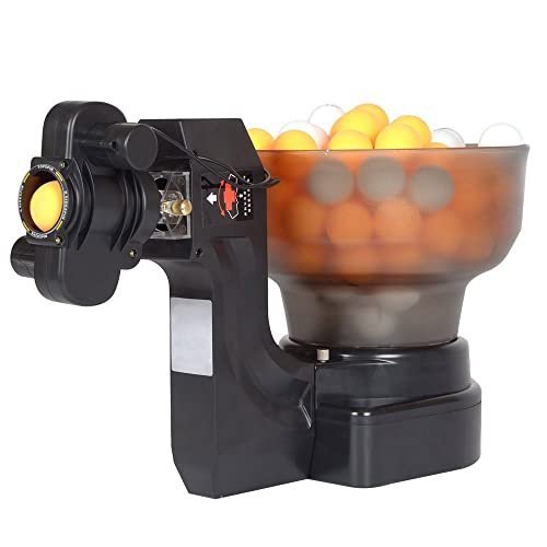 ZXMT Table Tennis Ball Machine – Automatic Ping Pong Robot with 9 Spin Modes, 110 Ball Capacity, 40–70 Balls/Min ZXMT Table Tennis Ball Machine – Automatic Ping Pong Robot with 9 Spin Modes, 110 Ball Capacity, 40–70 Balls/Min
