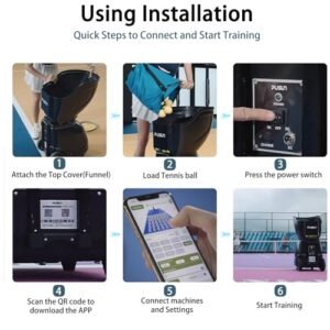 PUSUN Padel Smart PRO Padel Ball Machine for Sale PUSUN Padel Smart PRO Padel Ball Machine for Sale - Image 7