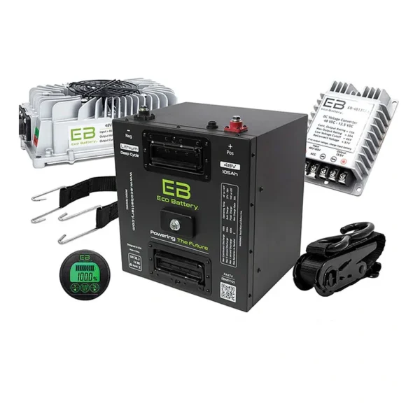 Eco Battery EB48V105-EZGO Golf Carts 105Ah LiFePO4 48V Lithium Battery