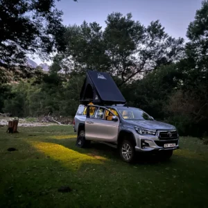 Cloud Camper Easy Set Up Waterproof Slimline Car Hardshell Rooftop Tent 4x4 Off-road Camping Hard Shell Roof Top Tent - Image 7