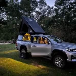 Cloud Camper Easy Set Up Waterproof Slimline Car Hardshell Rooftop Tent 4x4 Off-road Camping Hard Shell Roof Top Tent - Image 8