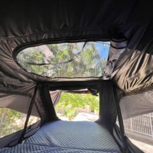 Cloud Camper Kalbarri Z 4-Person Hard Shell Roof-top tent for 4WD Camping (With Solar Panel Bracket, Mattress and Ladder) - Image 10